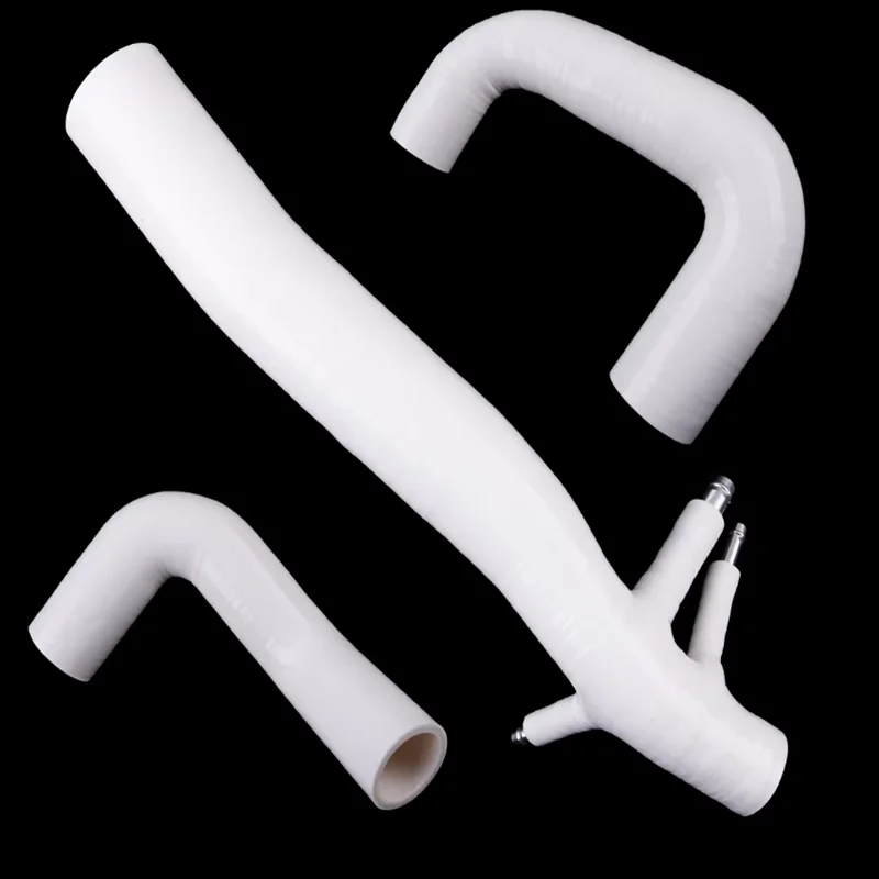 For 1999-2007 Smart Fortwo 450 & Roadster 452 600cc 700cc Turbo Air Intake & Intercooler Hoses Kit Silicone Tubes 3Pcs 11 Colors