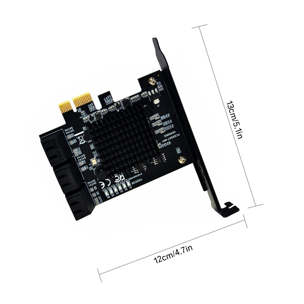 

Плата расширения PCI-E на SATA 3,0 6G, 6 портов