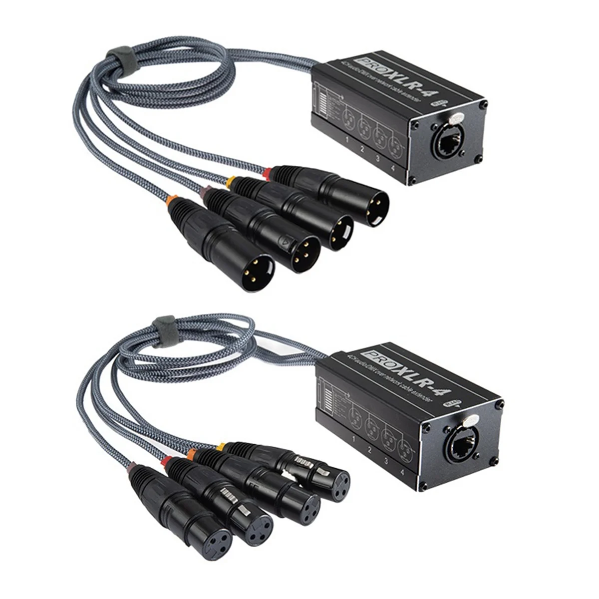 RJ45 to XLR Female Audio Cable Network DMX Splitter for Snake Cable Network Extension of Stage or Studio Recording