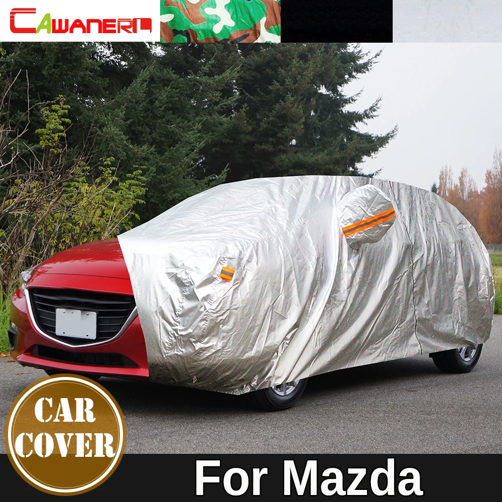 

Full Waterproof Car Cover For Mazda 3 626 8 Verisa Premacy MPV Demio Auto Outdoor Sun Anti-UV Rain Snow Resistant Cover