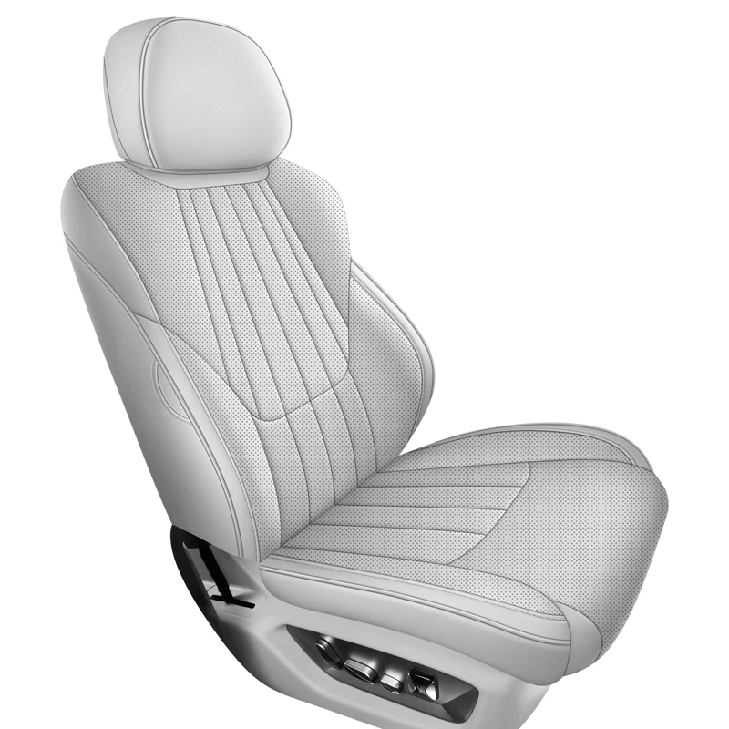 For BYD Tang L Custom Fit Accessories Car Seat Covers 3 Rows 7 Seats Front middle and rear Full Set Top Quality Leather