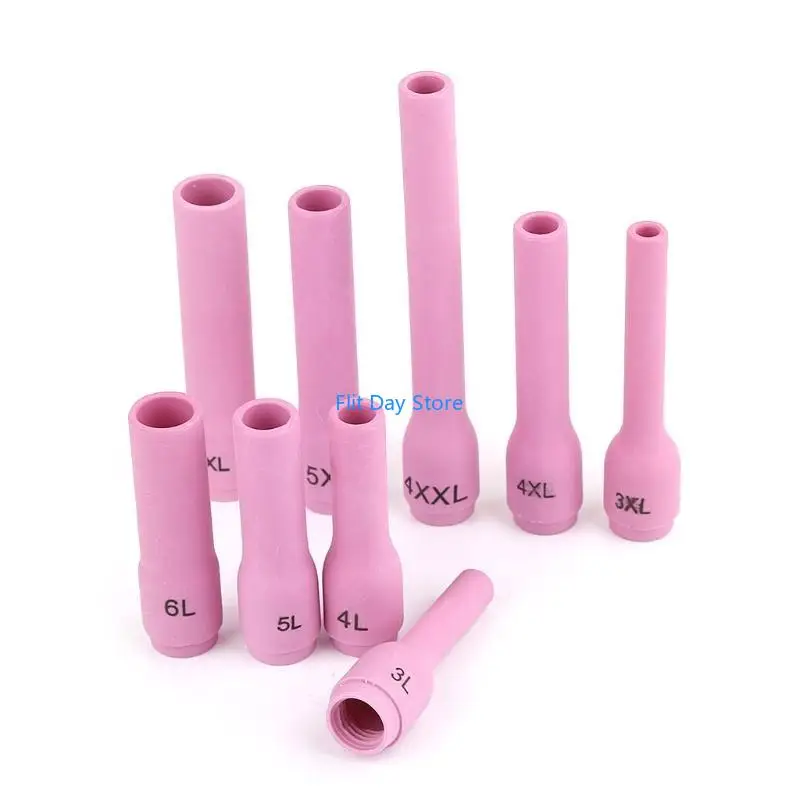 F92C 46pcs TIG Welder Torch Cup Collet Body Nozzle Gas Lens SR WP9 20 25
