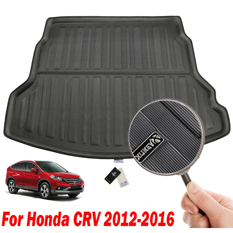 Accessories For Honda CRV CR-V CR V 2012 - 2016 Rear Trunk Cargo Boot Mat Liner Luggage Tray Floor Carpet 2013 2014 2015