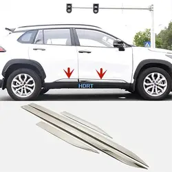 Car Styling Protector Decoration Accessories Side Door Edge Molding Body Trim Sticker Strip Part For Toyota Corolla Cross 2022 +