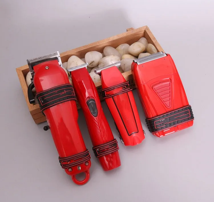 

Профессиональные электрические беспроводные машинки для стрижки волос, мужской триммер для бороды, бритва, водонепроницаемая USB перезаряжаемая машинка для стрижки волос, комплект