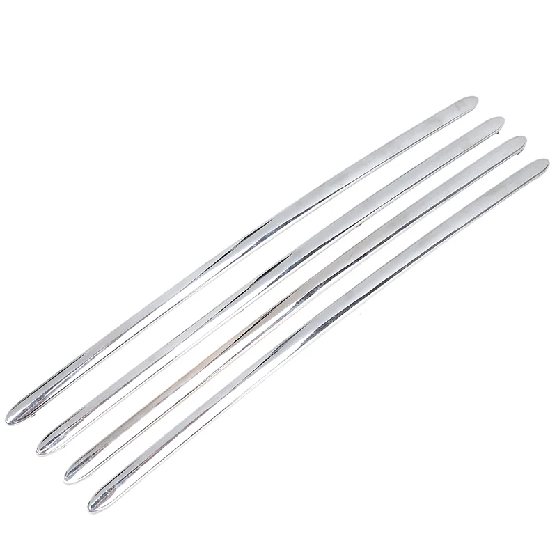 4Pcs Universal Car Bumper Corner Protector Lip Guard Chrome Auto Stickers Decals Automobiles Protector Exterior Parts Styling