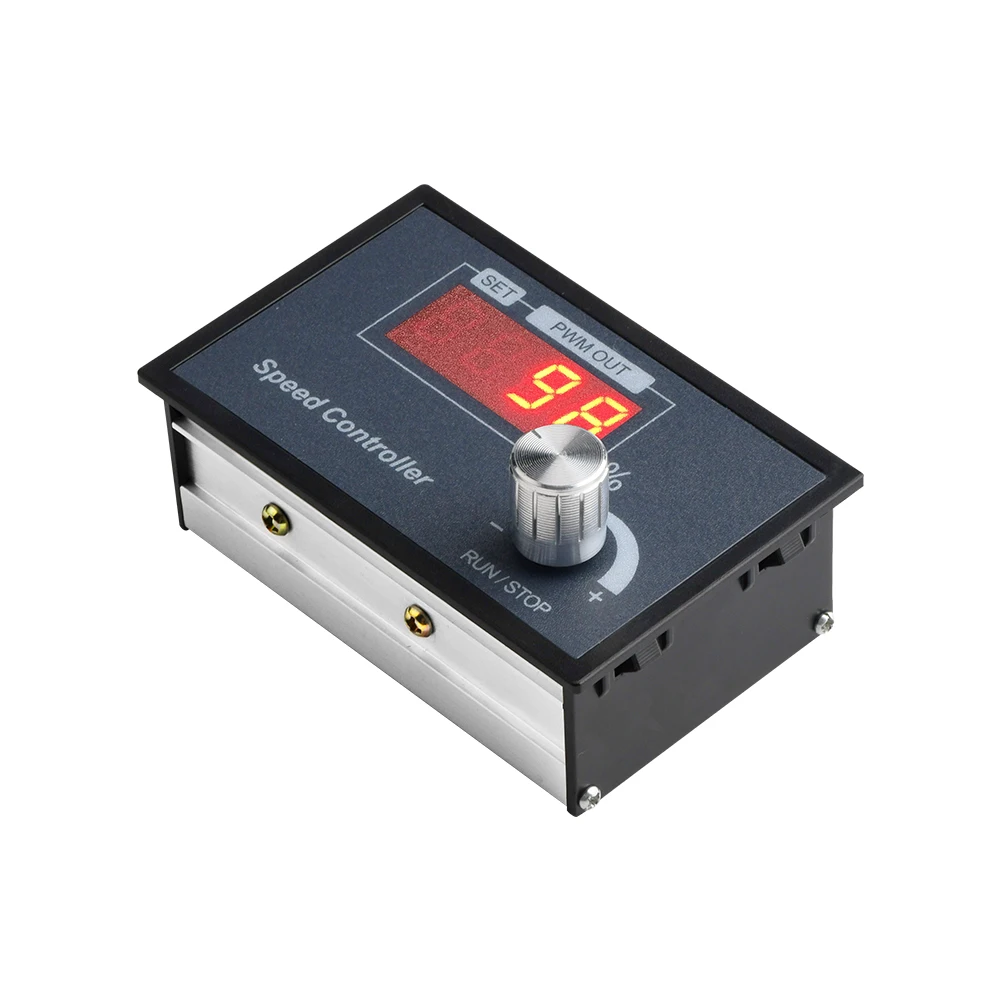 Motor Speed Control Switch Slow Start Soft Stop PWM Digital Display DC6-60V 30A Motor Speed Controller Regulator