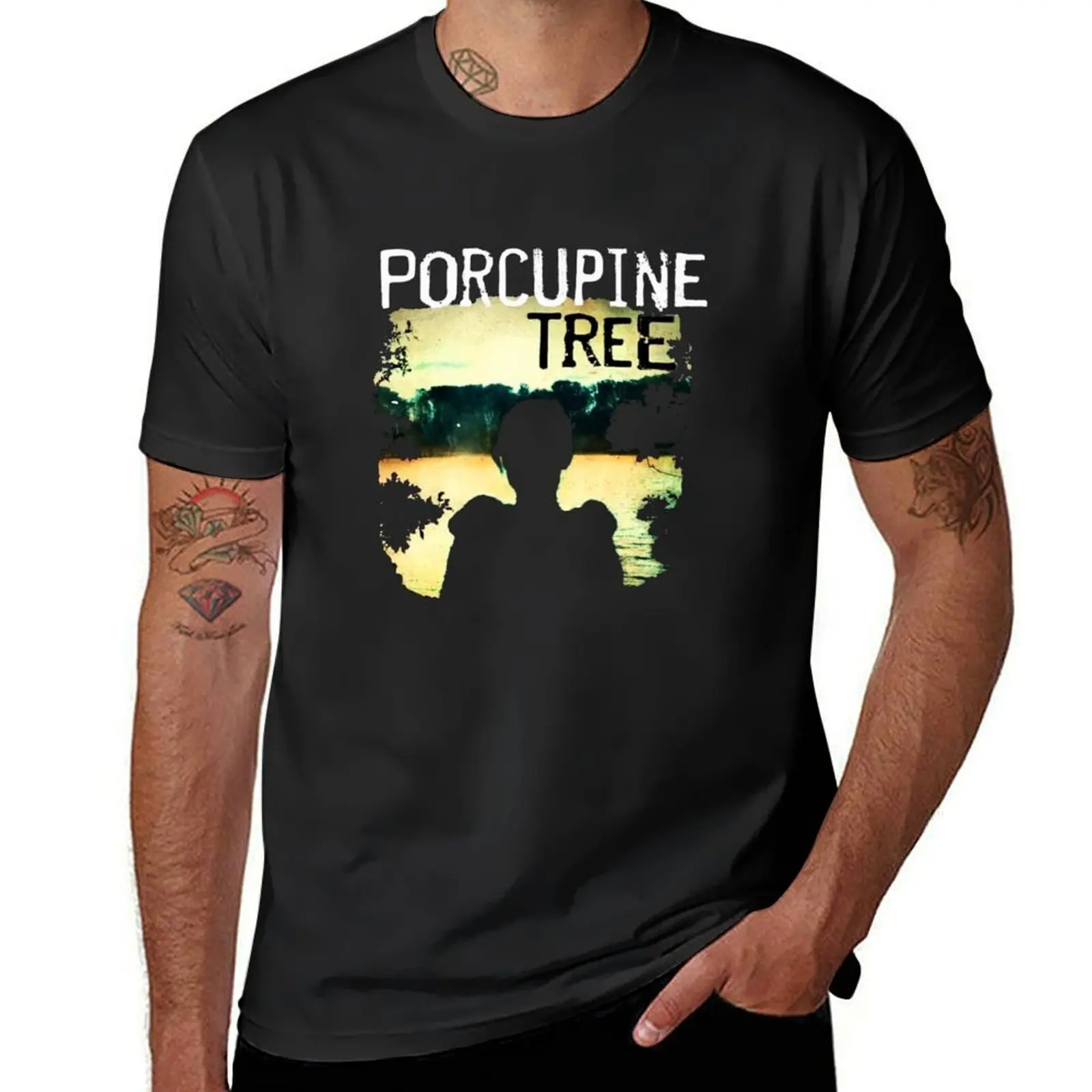 

Porcupine Tree music Rock and heavy metal Ecelna T-Shirt boys animal print summer tops hippie clothes mens clothes