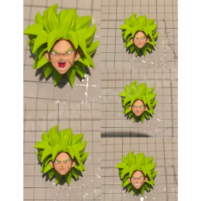 Hot Origianl KIRA Studio Broly Action Figure Head Model Full Set Calm Broly Face Sculpt Scar & No Scar Version Head Accessories view 4