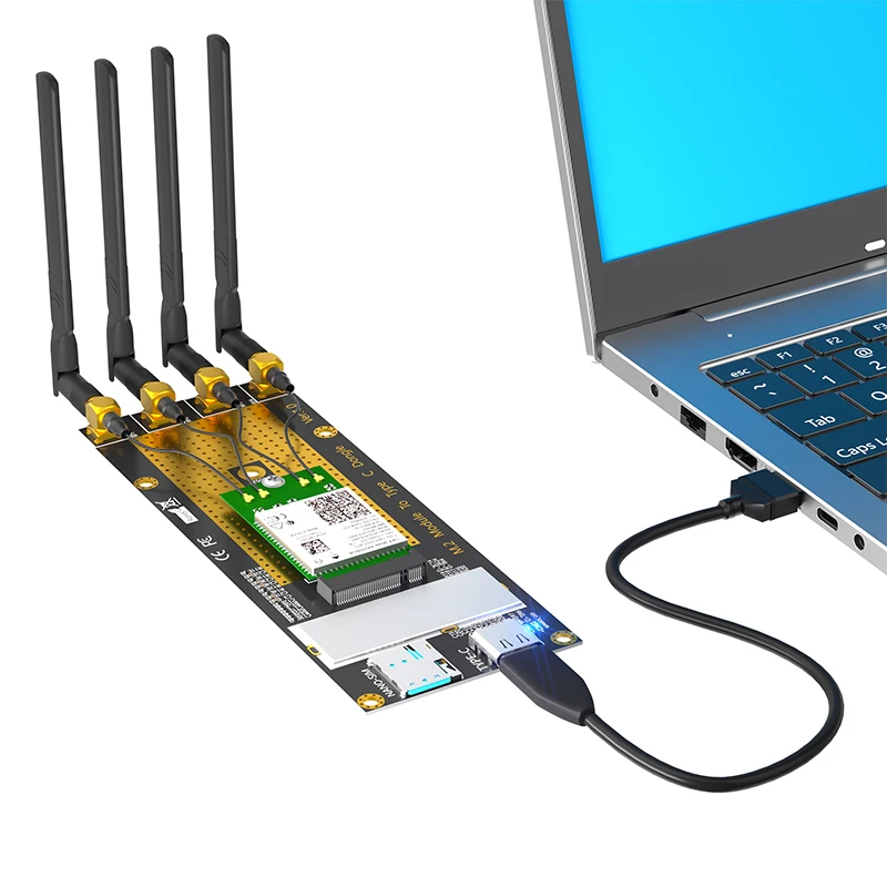 Karta adaptera modułu karty sieciowej M.2 B 4G 5G do Sierra EM9190 EM9191 SIM8300G-M2 SIM8200EA-M2 SIM8202G-M2 SIM8202E-M2 FM510