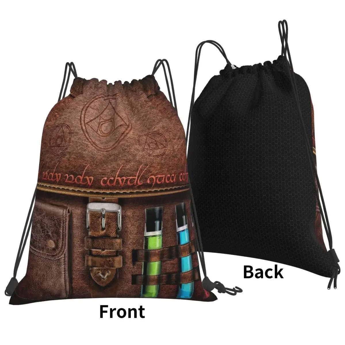 Sac à dos Alchemist pour étudiants, sacs de proximité portables, sacs à cordon de proximité, sac à chaussures de poche Bundle, sac à livres de voyage, mode