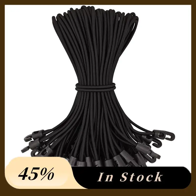 2025 Trend50pcs Bungee Cord With Hooks,Expander With Hooks Rubber Tensioner With Hooks For Pool Cover Durable