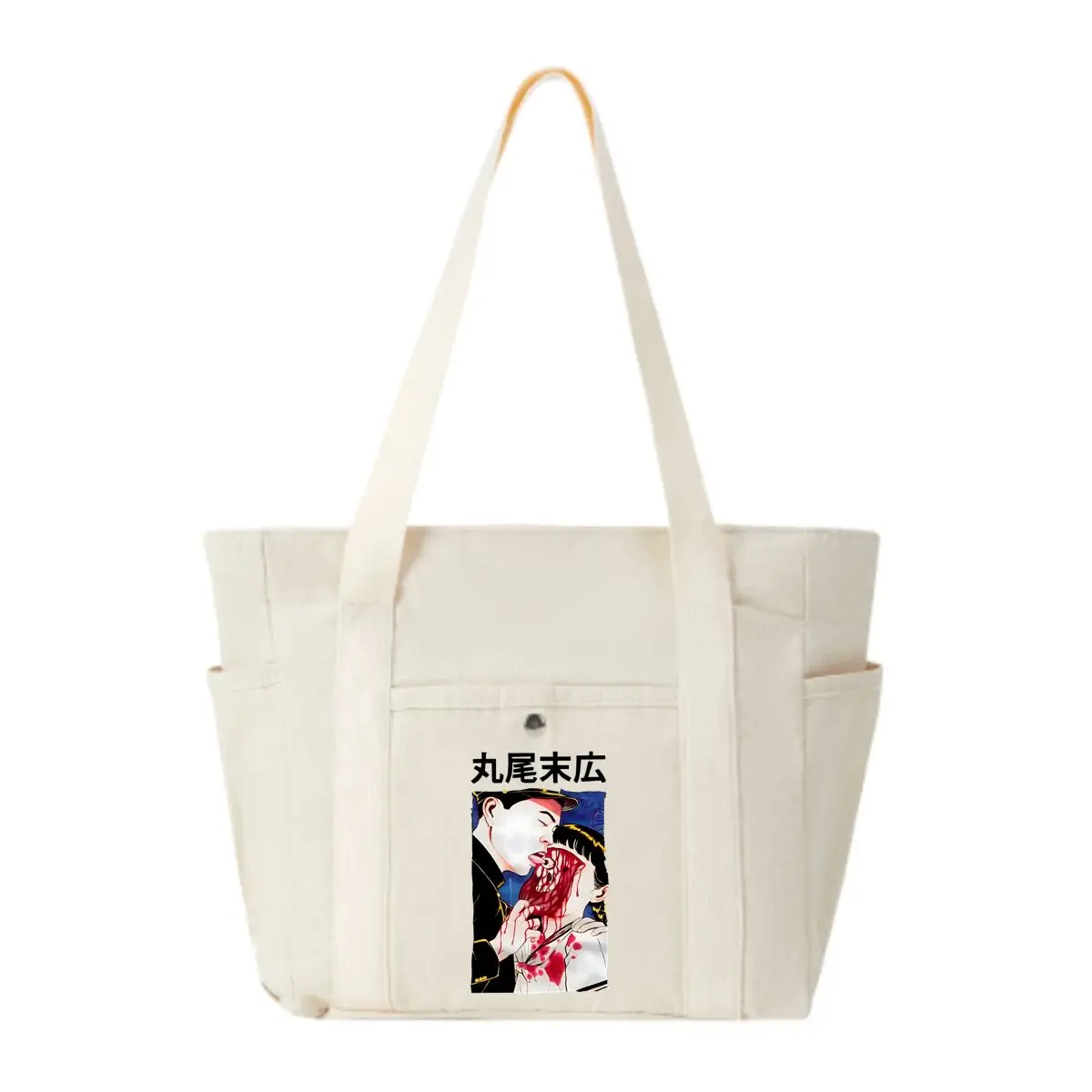 

Horror Manga Illustration Casual Fashion Large Capacity Tote Bag Shoulder Bag Aesthetic Handbags