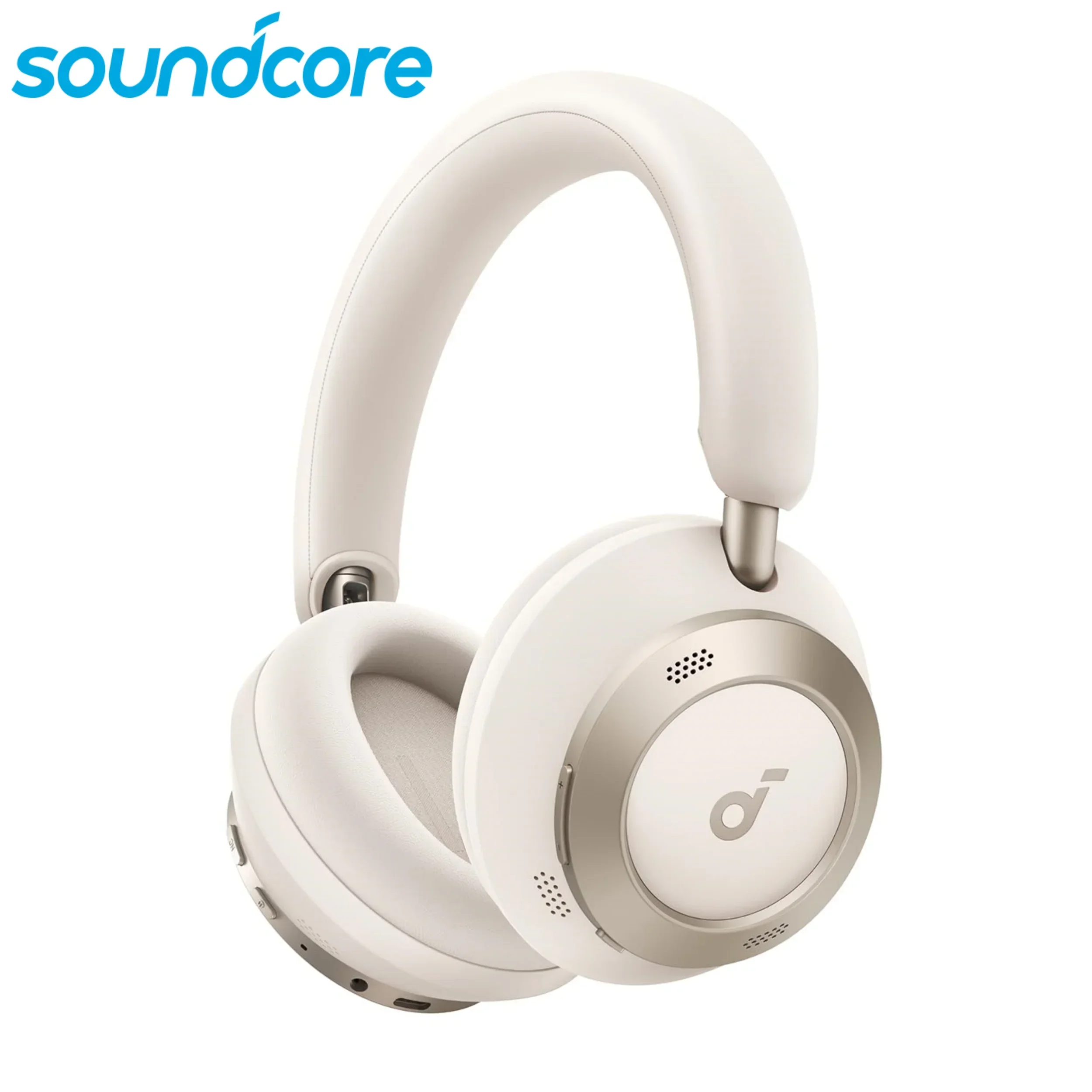 Anker Soundcore Space One Pro, auriculares adaptables con cancelación activa de ruido impulsado por 6 micrófonos, 60H A3062