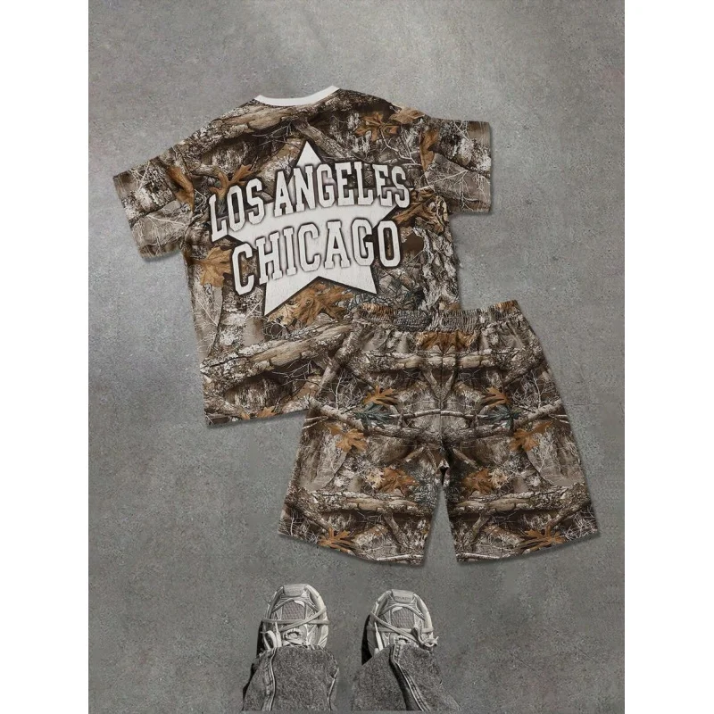 Complete Summer Man Short Sets Men's Sports Set Men's Set New Arrival Goods Y2k Tracksuit for Man Clothes Mens Shorts Clothing