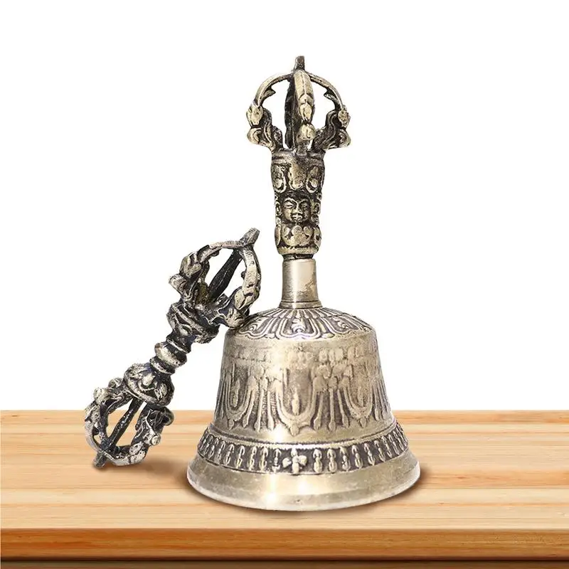 Tibetan Buddhist Meditation Hand Bell Tibetan Buddhist Meditation Bell And Dorje Set Hand Bell Dorje Vajra Bell Meditation Altar