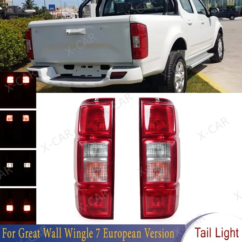 

For Great Wall Wingle 7 2018 2019 2020 Rear Bumper Tail Light Warming Brake Lamp 4133100XP6PXA 4133200XP6PXA