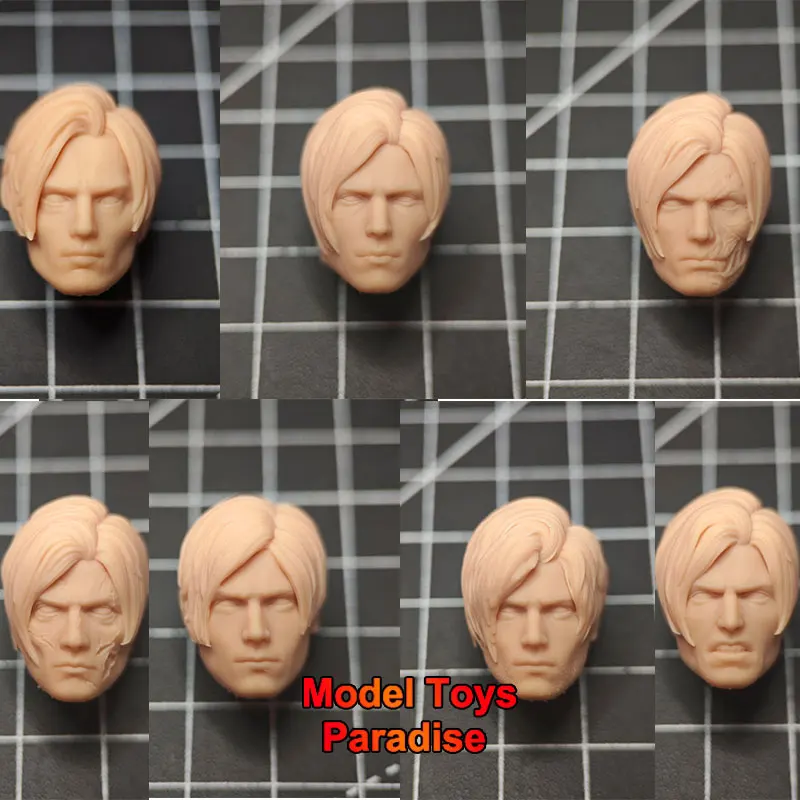 

Неокрашенная DIY-модель головы солдата Леона в масштабе 1/12, классическая игровая голова, подходит для 6-дюймовых фигурок.