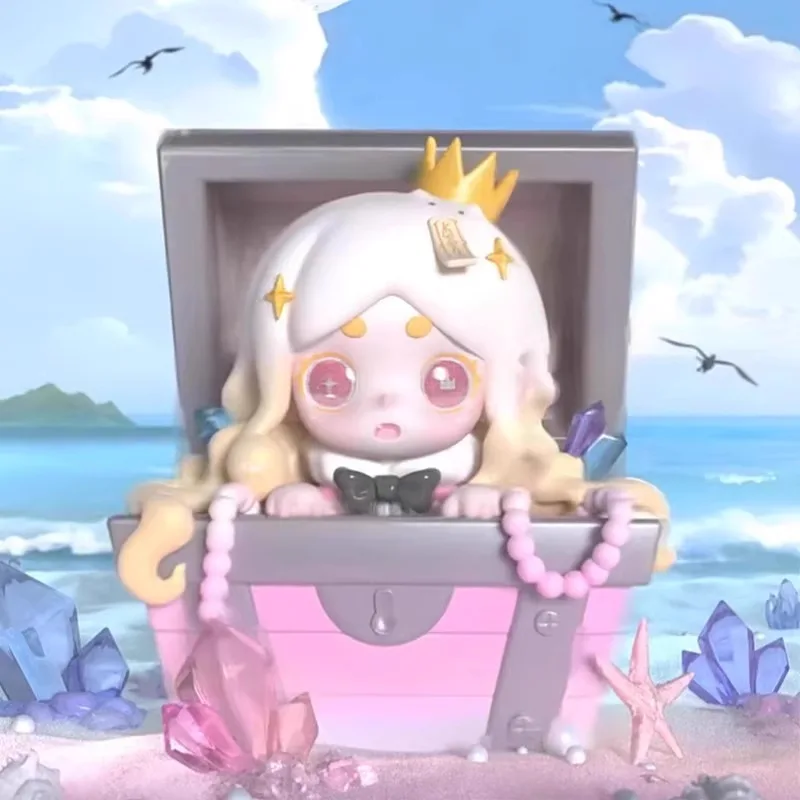 Ocean Breeze Wishing Series صندوق أعمى الخيال البحر موضوع تحصيل الشكل مجموعة صغيرة سطح المكتب هدية مزخرفة #2