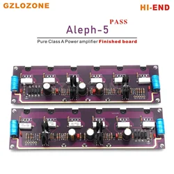 2CH PASS A5 Power Amplifier HI-END Purple Gold PASS Aleph-5 FET A5 Pure Class A Power Amplifier DIY Kit/Finished Board 60W+60W