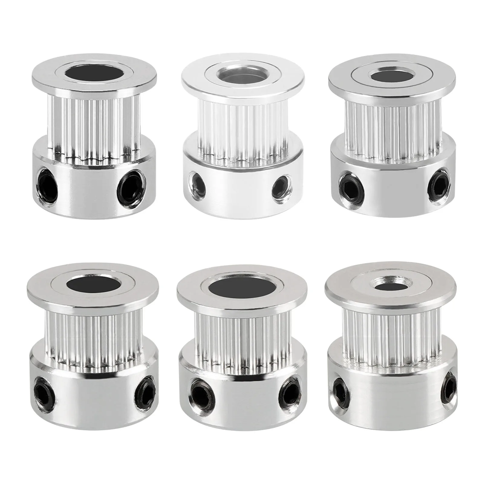 2GT 12 15 16 20 الأسنان 2GT توقيت بكرة تتحمل 3.17/4/5/6/6.35/8 مللي متر ل GT2 مؤقت اشتعال العرض 6 مللي متر 10 مللي متر 15 مللي متر 3D طابعة C NC أجزاء