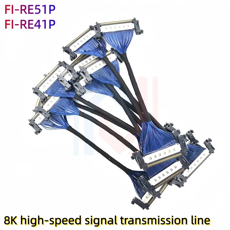 Coaxial Ultra-Thin Screen Line FI-RE51P FI-RE41P HD Screen Line 4K Signal Test Connection Line Is Reversed in the Same Direction