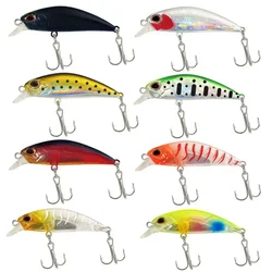 1Pcs 5cm 3.5g Pesca Jerkbait Lure Sinking Minnow Fishing Lures Hard Bait Black Minnow Wobbler Fishing Tackle