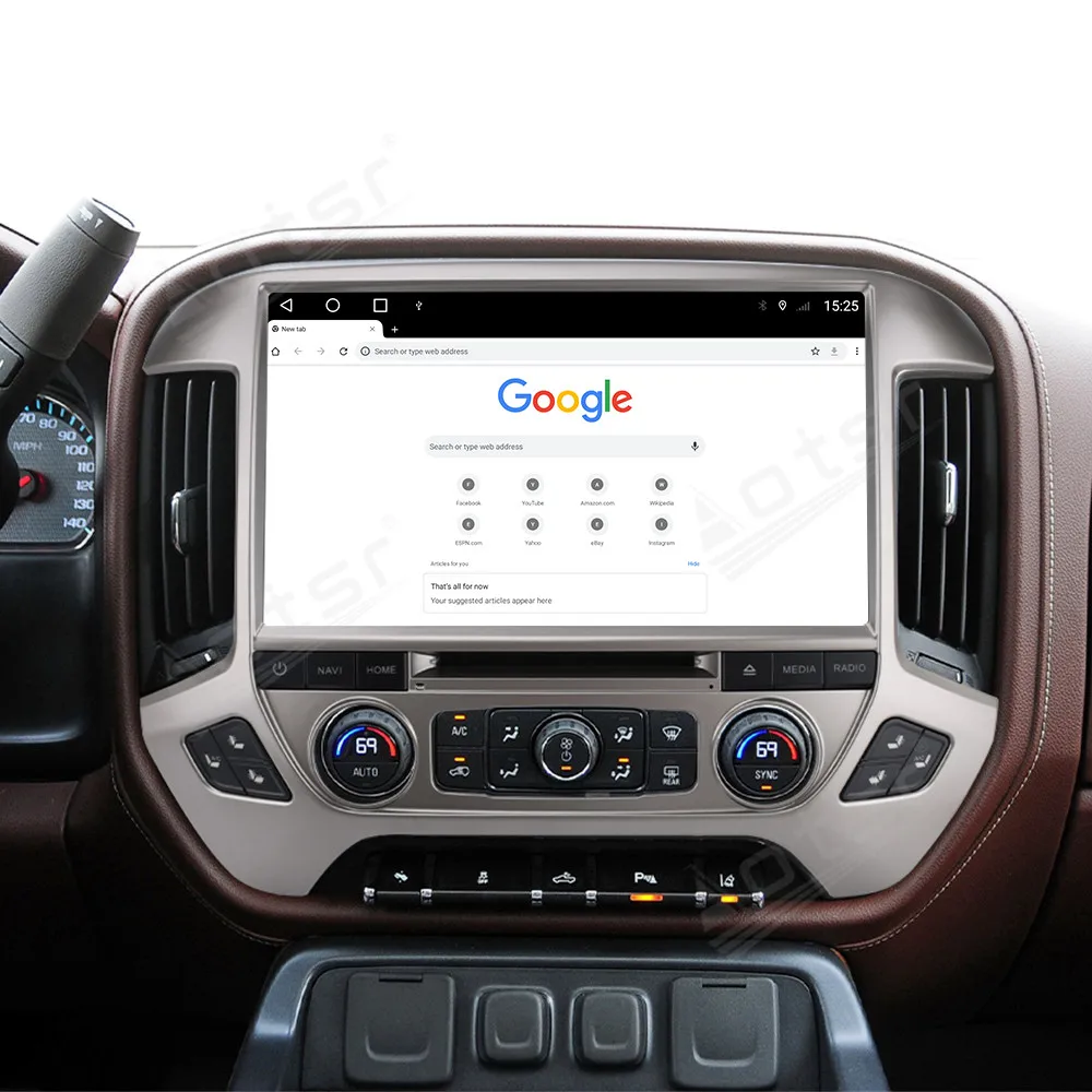 13.3 Inch CarPlay Head Unit Car Radio Android 13.0 For Chevrolet Silverado GMC 2014-2018 Stereo Multimedia Player GPS Navigation
