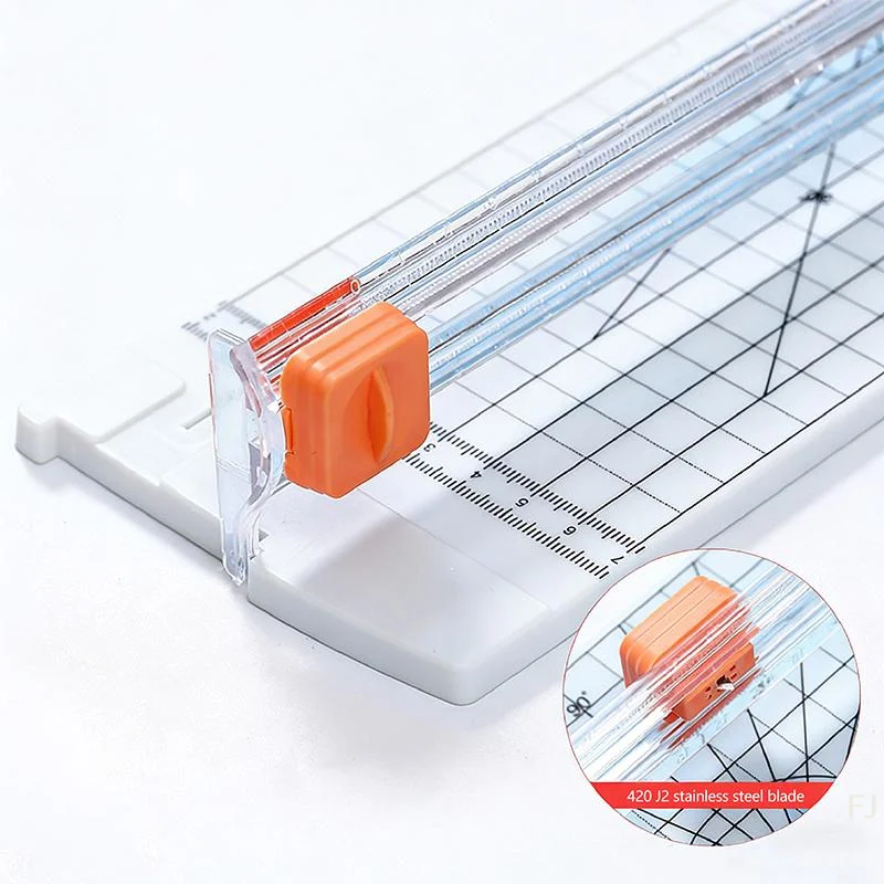 [YU]A4 Unidirectional Paper Cutter Accurate Safe Cutting With 5 Extra Blades Cuts 10 Sheet At Once For Craft Scrapbooking Offic