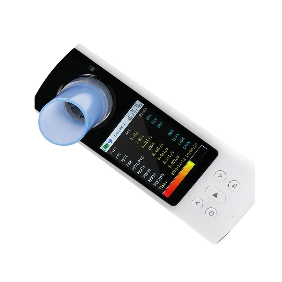 

Portable Spirometer Color Display USB Medical Digital Spirometry Device Lung Function Tester Analyzer Flowmeter