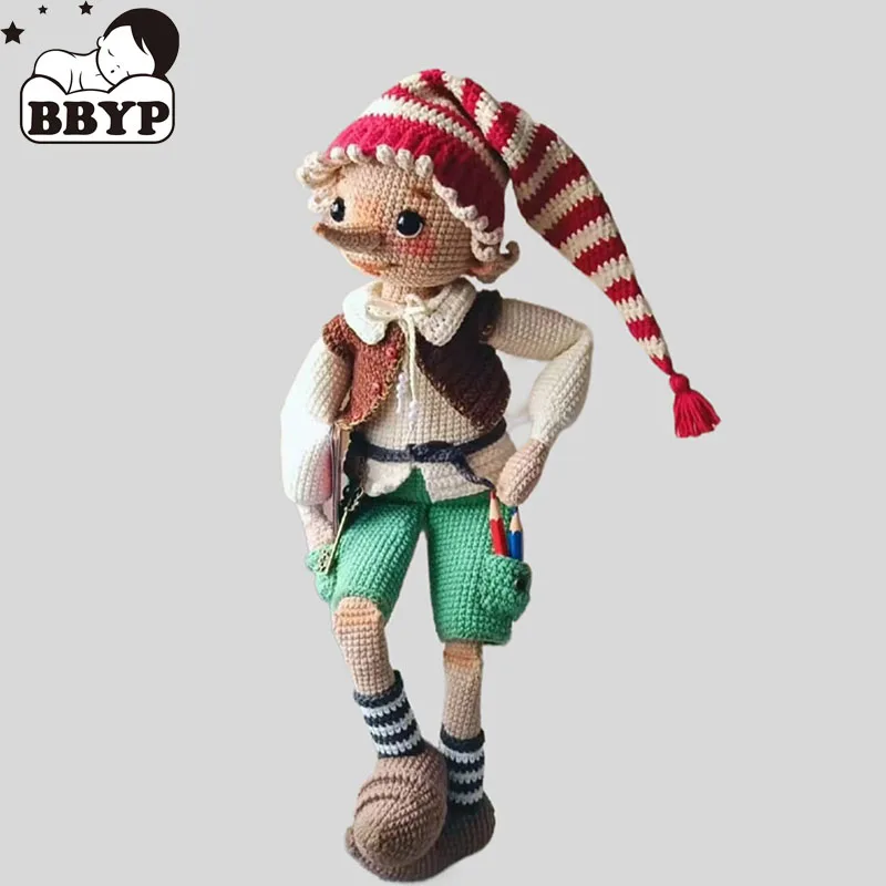 

Handmade Knitting Doll Crochet Long-nosed boy Crochet Dolls For Home Accessories Pattern Craft Toy Ornaments