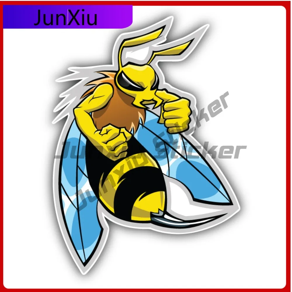 

Angry Bee Car Eye Catching Limited Waterproof Modern Motorcycle Decal Decoration Vinyl Laptop Window Bumper Auto Exterior