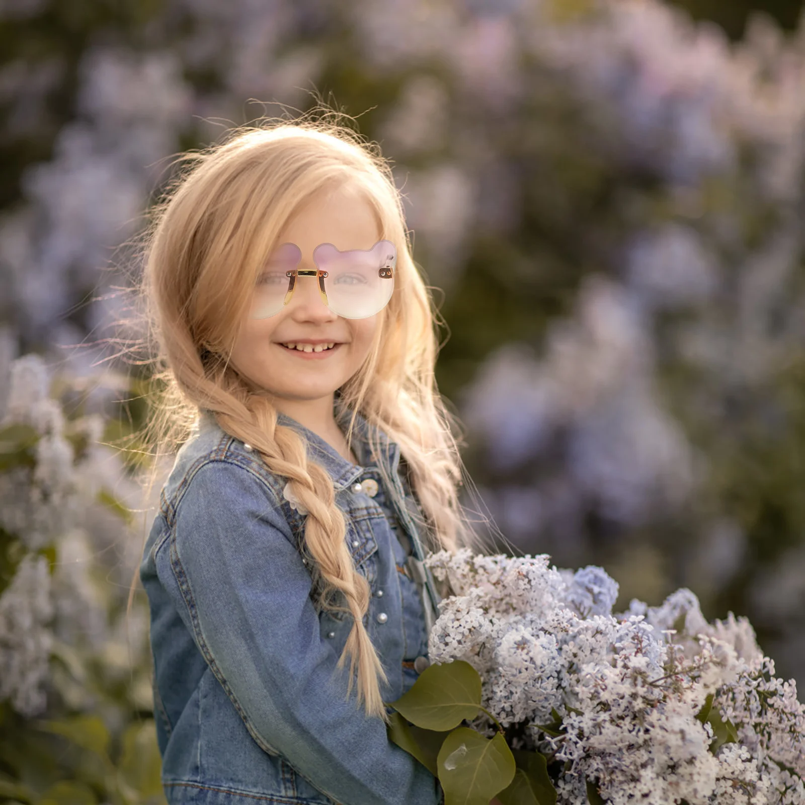 

3Pcs Cute Sunglasses for Girls Glasses Party Photo Prop Festival Decorations Funky Outdoor Beach Eyewear Accessories