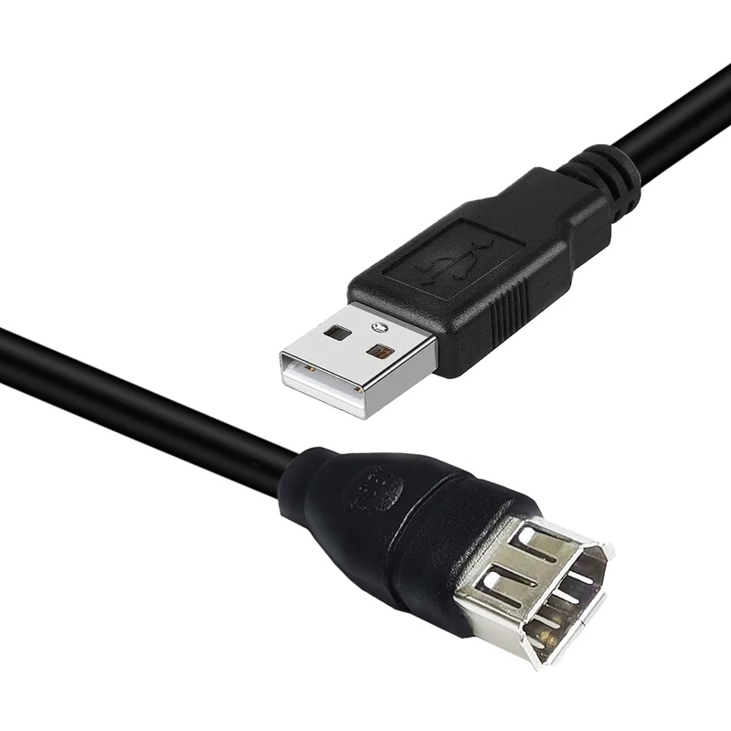 Firewire-Adaptador USB IEEE 1394 de 6 pines, Cable hembra F a USB M macho de 20CM para impresora, cámara Digital, escáner, disco duro de 0,2 m