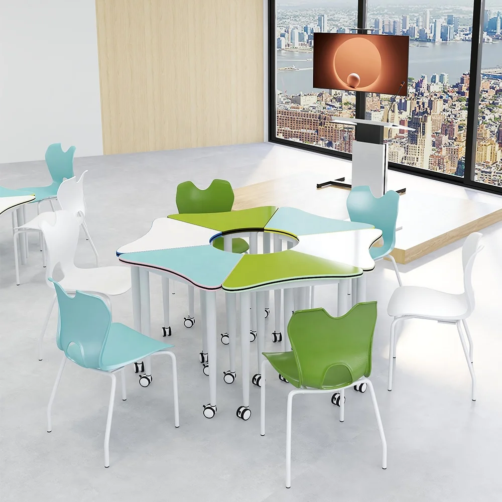 

Школьные стулья с сумками, пластиковые стулья на колесиках для умных классов, учебные стулья для студентов в учебных аудиториях