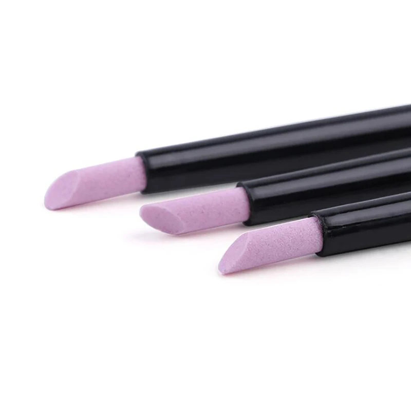 Cuticle Pusher Móng Tập Tin-Dụng Cụ Làm Móng Tay Dính Acrylic Cần Chuyên Nghiệp Chính Xác Nộp Hồ Sơ Cuticle Remover, Bề Mặt Nhám, 2 Màu