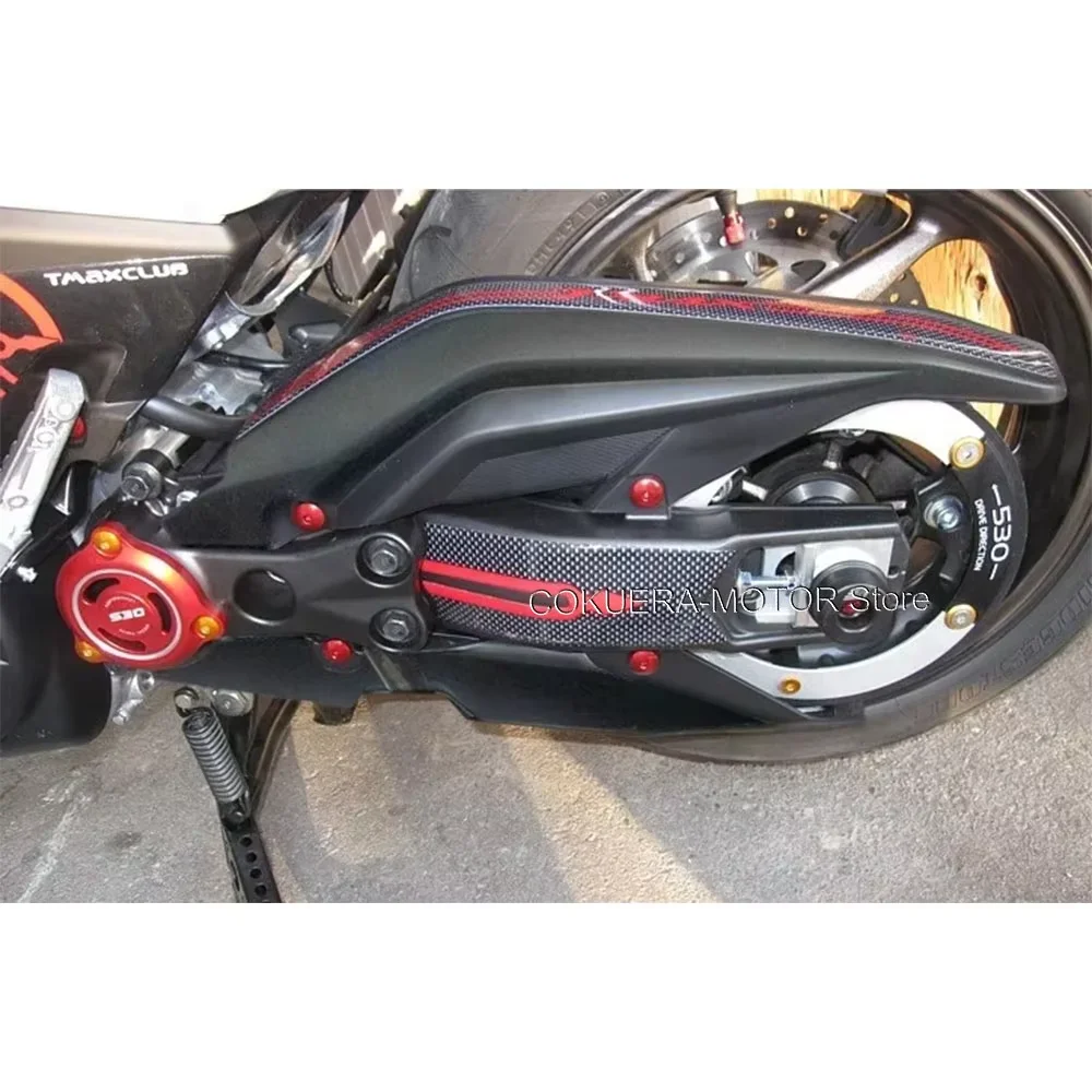 Motorcycle Chain Cover Sticker Anti Scratch 3D Epoxy Resin Decal Protector Kit for Yamaha T max 530 TMAX 530 2012-2016 - Image 3