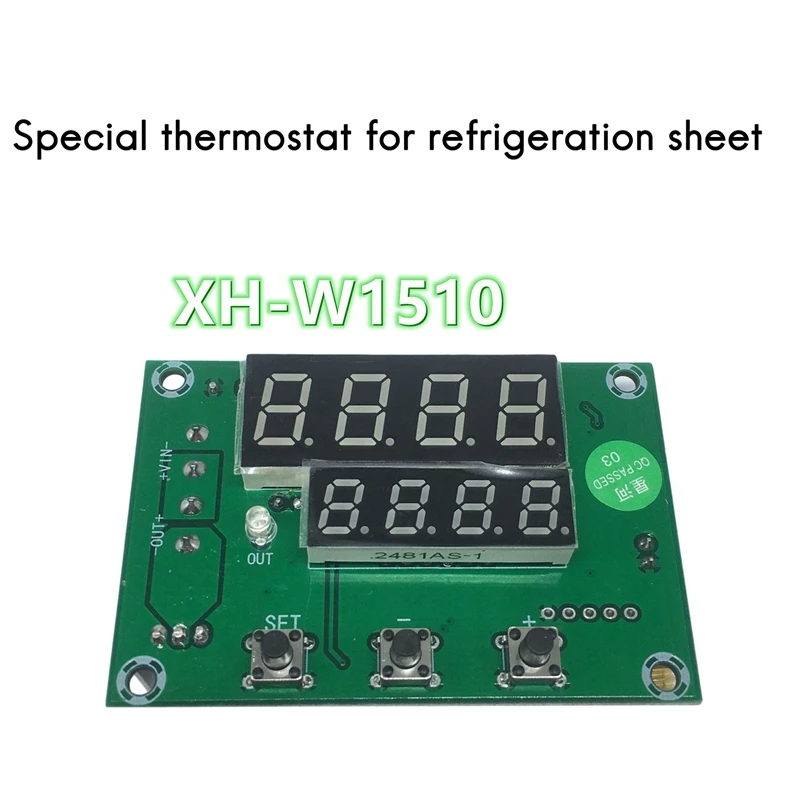 Termostato especial de XH-W1510 para película de refrigeración, controlador de termostato Digital inteligente PID de Semiconductor 10A