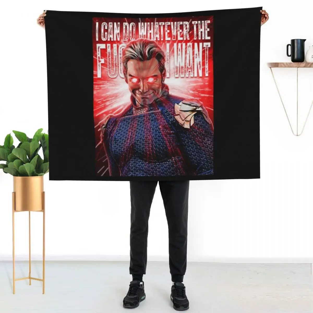 Homelander Throw Blanket Decorative Soft Throw Blanket for Couch Sofa