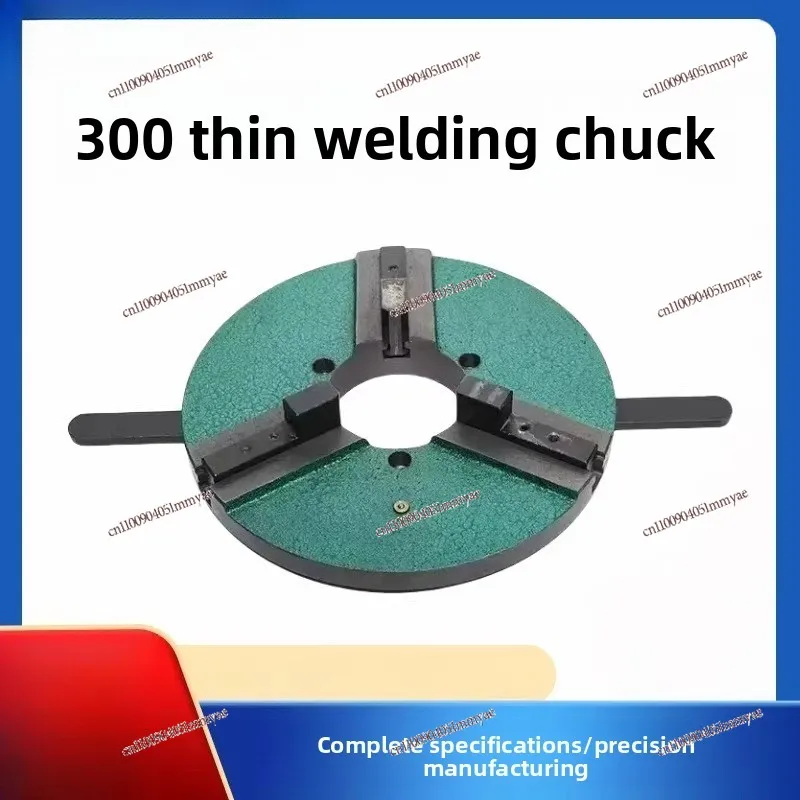 Three-jaw self-centering welding chuck large hole thin fast fixture
