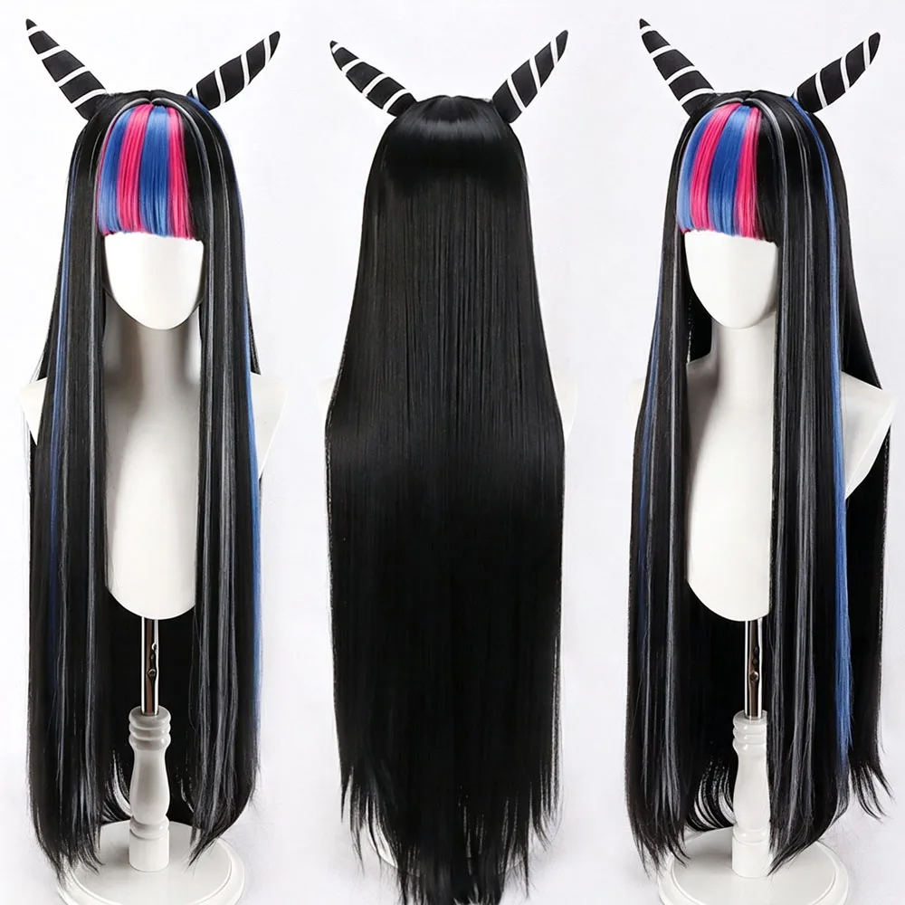 Cosplay Danganronpa Monokuma Mioda Ibuki Yumeno Himiko Monomi Togami Byakuya Sonia Nevermind Wig for Halloween Clown Costume Wig