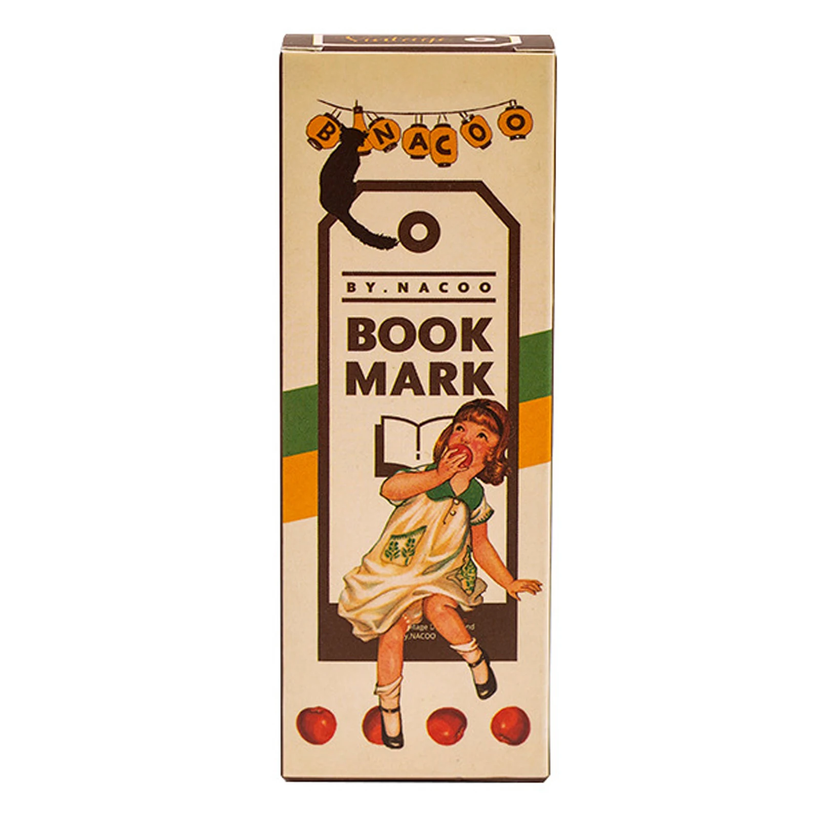 50pcs Universal Note For Students Retro Bookmark Gift Office School Delicate Stationery Tab Books Fruit Printed Starry Sky