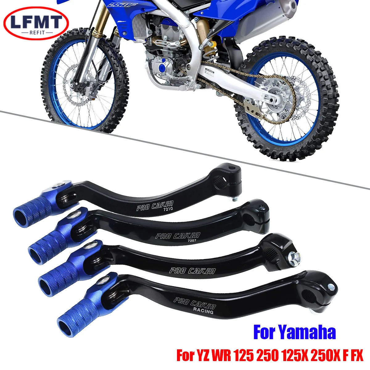 

For YAMAHA WR250F 2008-2013 CNC Aluminum Gear Shifter Shift Pedal Lever WR450F 2007-2015 YZ250F YZ125X YZ250X YZ450F 2006-2023