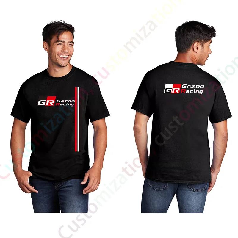 New summer GR Gazoo Racing Japan Tune Short Sleeves Cool Top 100%Cotton T Shirt Cool