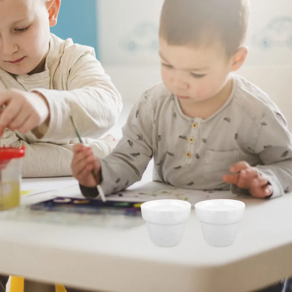 

8 шт., пенопластовый цветочный горшок, инструменты для цветочной композиции, круглые пенопластовые блоки для держателя искусственных цветов, губка для рукоделия, свадебное украшение