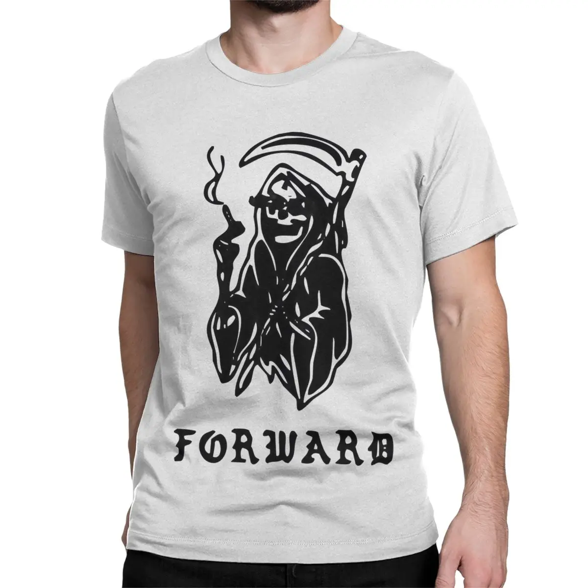 Men Women's Forward Observations Group T Shirts Grim Reaper Cotton Clothing Short Sleeve Round Neck Tee Shirt Printed T-Shirt