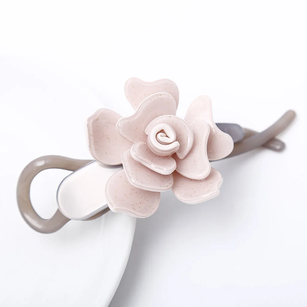 

Flower Hair Clips Nonslip Strong Holding Elegant Accessories for Women Thin Thick Hair Party Wedding Daily Wear