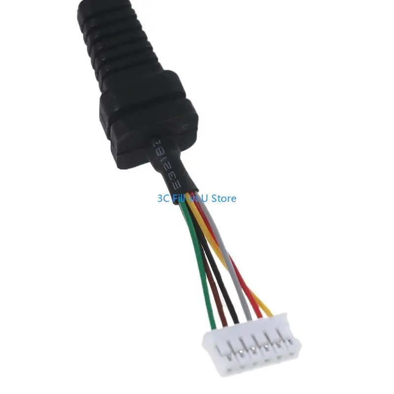 G8TA 70 سم استبدال الميكروفونات سلك كابل الميكروفون لـ 36B6JS FT-8900R MH-48A6J MH-42B6J FT-1500 أسود #4