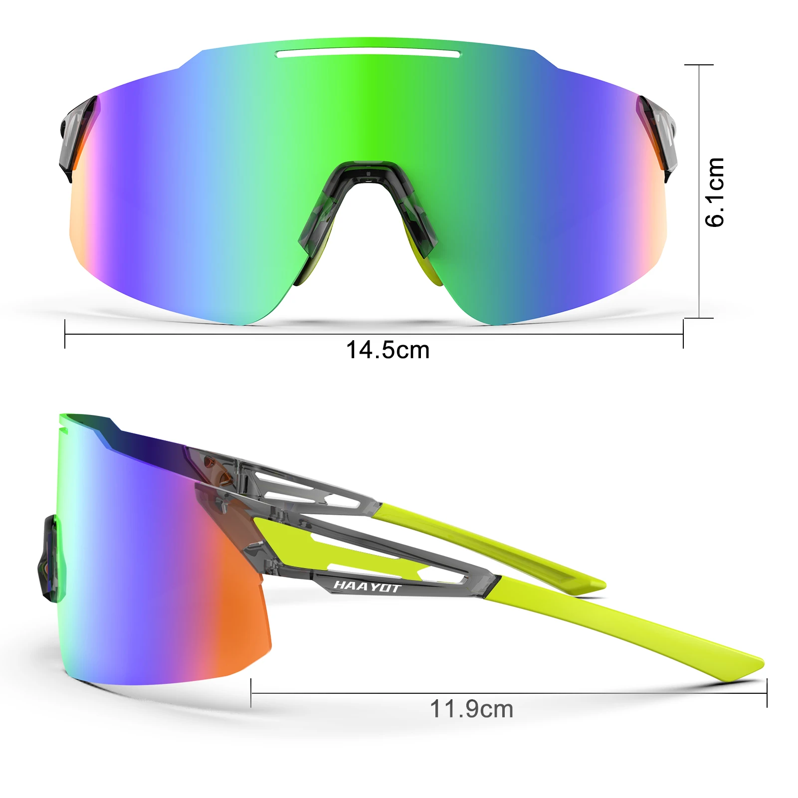 Suukaa Sport Cycling Sunglasses UV400 Road Bike Mountain Bicycle Glasses Outdoor Riding Goggle Eyewear for Man Women Cycling