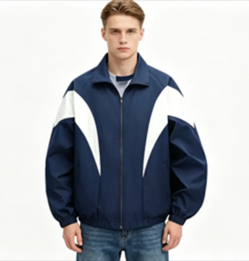 Casual Summer Jacket Men Spring Thin Outdoor Jacket Loose Windbreaker for Men Fashion Man Clothing Outerwears Vintage Jacket 90s
